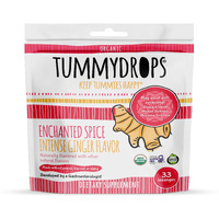 Usda Organic Enchanted Spice Intense Ginger Tummydrops, Gluten Free & Vegan, 33 Organic Ginger Lozenges