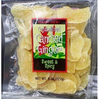 3 Packs Trader Joe's Crystallized Candied Ginger Sweet & Spicy
