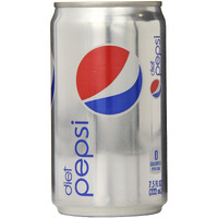 Diet Pepsi, 7.5 Fl Oz Mini Cans, 24 Pack