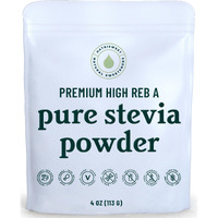 Natrisweet Premium Pure Stevia Powder, 810 Servings, Powdered Stevia Extract, Natural Stevia Powder For Baking, Zero Calorie Stevia Sweetener, No Fillers, No Aftertaste, Non-Gmo, Keto Friendly, 113G