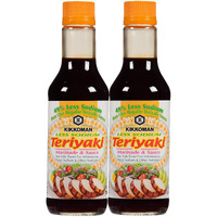 Kikkoman Less Sodium Teriyaki Sauce, 10 Ounce (Pack Of 2, Total Of 20 Fl Oz) (2-Pack)