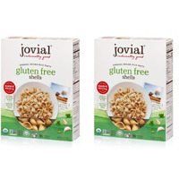 Jovial Shells Gluten-Free Pasta | Whole Grain Brown Rice Shells Pasta | Non-Gmo | Lower Carb | Kosher | Usda Certified Organic | Made In Italy | 12 Oz (2-Pack)
