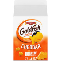 Goldfish Cheddar Cheese Crackers, 27.3 Oz Carton