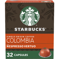 Starbucks By Nespresso Vertuo, Single-Origin Colombia, Medium Roast, Brews 7.8 Oz.