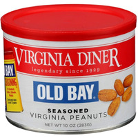 Virginia Diner - Gourmet Old Bay Seasoned Virginia Peanuts, 10 Ounce Tin