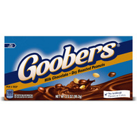 Goobers, Roasted Peanuts And Milk Chocolate, Movie Theater Candy Box, Bulk 15 Pack