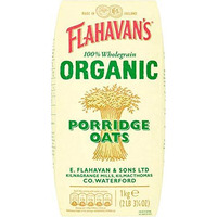 Flahavan's Organic Porridge Oats - 1Kg