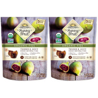 Turkish Dried Figs - Sunny Fruit (Pack Of 2) - (5) 1.76Oz Portion Packs Per Bag | Purely Figs - No Added Sugars, Sulfurs Or Preservatives | Non-Gmo, Vegan, Halal & Kosher