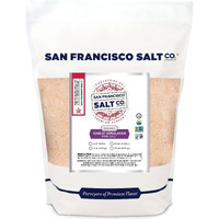 Organic Himalayan Garlic Salt - 2 Lb. Extra-Fine Bulk Bag By San Francisco Salt Company