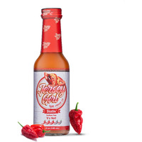 Jersey Girl Sizzlin' No Sodium/Salt Free Hot Sauce - Made With Scorpion & Ghost Pepper 5Oz (Spicy) All Natural Ingredients
