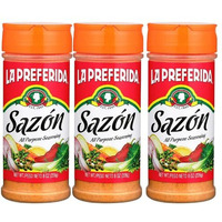 La Preferida Saz  N Seasoning - All-Purpose Mexican Spice Blend, Vegan, Bold Flavor Of Paprika, Garlic And Onion, One-Step Seasoning For A Fool-Proof Meal, 8 Oz (Pack Of 3)