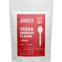 Judees Vegan Cheddar Flavor Powder 11.25Oz - 100% Non-Gmo, Vegan, Gluten-Free & Nut-Free - Great Dairy Cheese Powder Alternative - Made In Usa - Use In Sauces, Seasonings, And Soups