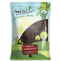 Food To Live California Organic Raisins, 8 Pounds - Thompson Seedless Select, Sun-Dried, Non-Gmo, Kosher, Unsulphured, Bulk, No Oil Added