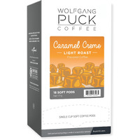 Wolfgang Puck Coffee Soft Pods, Caramel Cream, 18 Count (Pack Of 1)