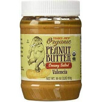Trader Joe's Organic Peanut Butter Creamy Salted Valencia 1 Lb (Case Of 4)