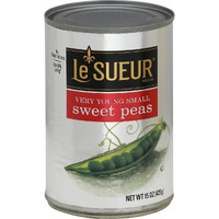 Le'sueur Very Young Small Sweet Peas 15 Oz (Pack Of 6)