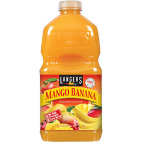 Langers Juice, Mango Banana Nectar, 64 Ounce (Pack Of 8)