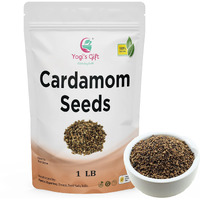Cardamom Seeds 1 Lb Bulk Pack | Decorticated Cardamon Seeds | Rich Fragrant Seeds For Tasty Beverages | By Yogi's Gift