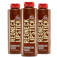 Redneck Lipstick Original Bbq Sauce, Smoky Sweet And Spicy Smooth, Ideal For All Recipe, Bbq Game With Authentic American Flavor, 3 Pack (18 Ounce)
