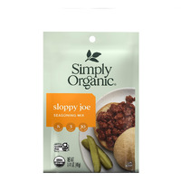 Simply Organic Sloppy Joe, Certified Organic, Gluten-Free | 1.41 Oz | Pack Of 4