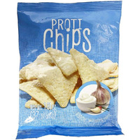 Protiwise Ranch Protein Chips - 7 Bags | Gluten-Free, Low Calorie, Low Carb, High Fiber | Healthy Diet Snack For Weight Control