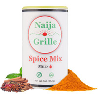 Naija Grille Seasoning - Mild - All Purpose Spice Mix For Chicken, Beef, Fish, Vegetables, And More - Elevate Flavor With Versatile Seasoning For Cooking, Grilling, Bbq, And Frying - Perfect For Every Dish - 5 Oz