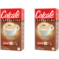 Colcaf   Mocca Cappuccino Instant Mix | Convenient & Portable Packs | 100% Colombian Coffee | Make Hot Or Cold | 6 Count (Pack Of 2)