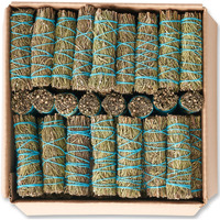 Rosemary Smudge Sticks 4 Inch | Rosemary Sage Smudging Wands | Wholesale Sage Bulk Sage Kit | Salvia Blanca Para Limpiar | Sustainably Sourced California Sage