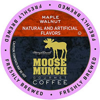 Harry & David Moose Munch Coffee In Single Serve Cups For Use With All Keurig K-Cups Brewers 36 Count (Maple Walnut)