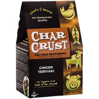 Char Crust Dry-Rub Seasoning, Ginger Teriyaki, 4-Ounce (Pack Of 6)