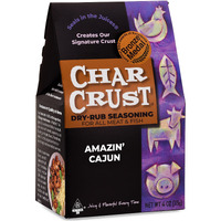 Char Crust Dry-Rub Seasoning, Amazin' Cajun, 4-Ounce (Pack Of 6)
