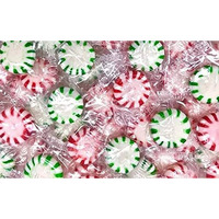 Firstchoicecandy Starlight Mint Hard Candy Disc (10 Pound (Pack Of 1), Red White Green Mint)