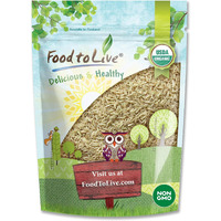 Food To Live Organic Brown Jasmine Rice, 3 Pounds - Non-Gmo, Whole-Grain Rice, Long-Grain Variety, Non-Irradiated, Kosher, Vegan. Rich In Fiber. Perfect For Curries, Pilafs, & Desserts