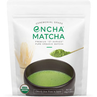 Encha Ceremonial Grade Matcha Powder, Organic First Harvest Japanese Matcha Green Tea Powder, Matcha Tea From Uji, Japan (30G/1.06Oz)