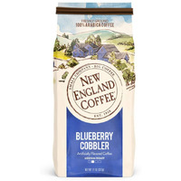 New England Coffee Blueberry Cobbler Medium Roast Ground Coffee, 11Oz Bag (Pack Of 3)