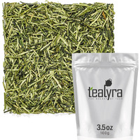 Tealyra - Premium Kukicha Twig Kabuse - Japanese Green Tea - Loose Leaf Tea - Mild Slightly Nutty Flavour - High Level Of Antioxidants - Caffeine Level Low - 100G
