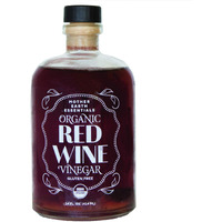Mother Earth, Organic Red Wine Vinegar With The Mother, Fresh Pressed Organic Cabernet Grapes, Orwv, Rwv, Raw, Unpasteurized, Unfiltered (1/14Oz Apothecary Glass Bottle With Pour Spout)