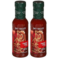 Sky Valley Sweet Chili Sauce - Mild Heat, Thai Sweet Chili Sauce, Use As Eggroll Or Spring Roll Sauce, Gluten-Free, Plant-Based, Non-Gmo Project Verified, Sweet Spicy Chili Sauce - 14.5 Oz, 2-Pack