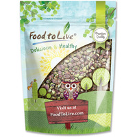 Food To Live No Shell Pistachios, 1.5 Pounds - Unsalted, Kernels, Sirtfood, Bulk. Pistachios Individual Packs. Wonderful Keto And Paleo Snack