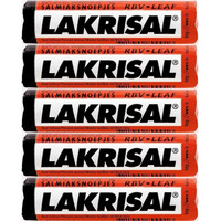 Licorice Candy Rolls - (10-Pack) - Salmiak Salty Liquorice Pastilles Roll