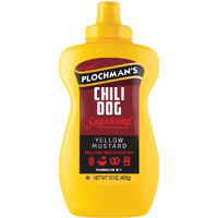 Plochman, Chili Dog Mustard, 15 Oz, Perfect For Hot Dogs