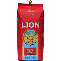 Lion Coffee Gold Roast Ground Coffee, Medium-Light Roast, A Taste Of Aloha - 24 Ounce Bag