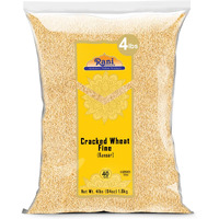 Rani Cracked Wheat Fine (Kansar/Bulgur Wheat#1) 64Oz (4Lbs) 1.81Kg Bulk ~ All Natural | Vegan | Gluten Friendly | Non-Gmo |Kosher | Indian Origin