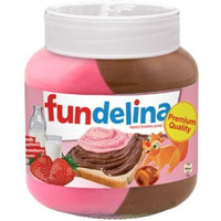Fundelina All Natural Original Greece Hazelnut & Fruit Spreads (Chocolate Hazelnut Strawberry)