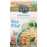 Lundberg Organic Rice Pilaf, Gluten-Free, Vegan, 20 Minute Cook Time, 5.5 Oz (Pack Of 6)