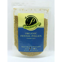 Pollen Ranch's Wild Crafted Organic Fennel Pollen For Cooking And Seasoning, Premium Quality Fennel Pollen From Organic Fennel Flowers - 4 Oz Resealable Pouch