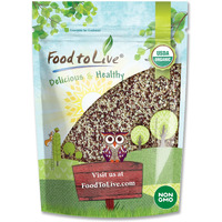 Food To Live Organic Super Grains Blend, 3 Pounds - A Mix Of Millet, Buckwheat, Red And White Quinoa. Non-Gmo, Non-Irradiated, Vegan Superfood, Bulk