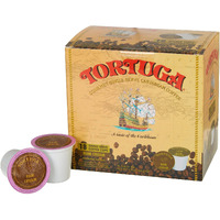 Tortuga Gourmet Single Serve Caribbean Coffee - 18 Single Serve Cups - Rum Cream Flavor