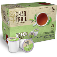 Caza Trail Green Tea Pods, Single Serve (24 Count)