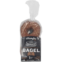 O'Doughs Thins - Pumpernickel Bagels10.6 Oz | Presliced | Good Source Of Fibre, Cholesterol Free, Trans Fat Free.| Pack Of 3 |